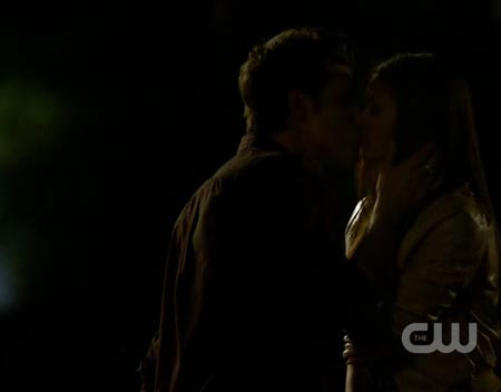 vampire diaries stefan and elena kiss. Stefan and Elena#39;s first kiss.